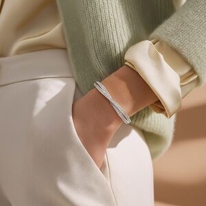 Swarovski Silver Crystal Bracelet